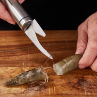 Multifunctional shrimping knife