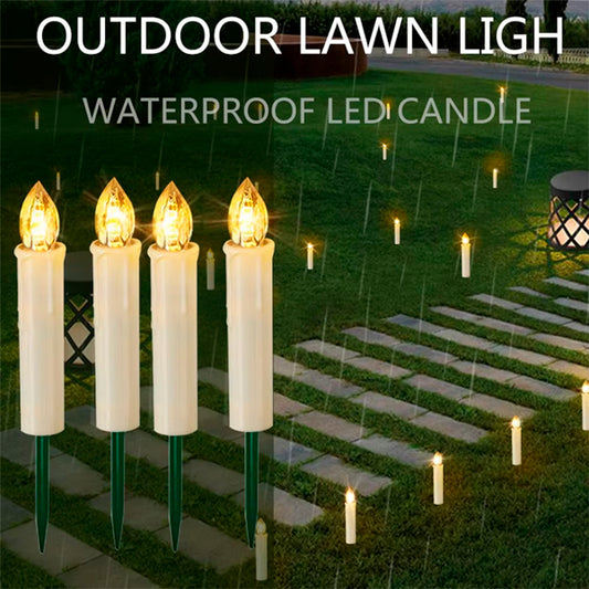 Flameless Christmas Candles - Waterproof Chandeliers🌲