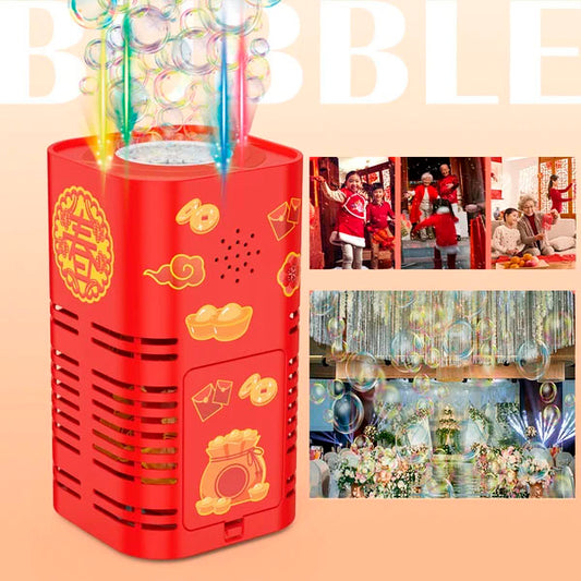 🎁Reusable-Fireworks Bubble Machine - (Duration of 12 hours)