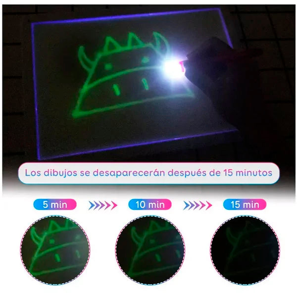 🎁🌟Magic LED Light Drawing Pad - Release the Creativity Of
