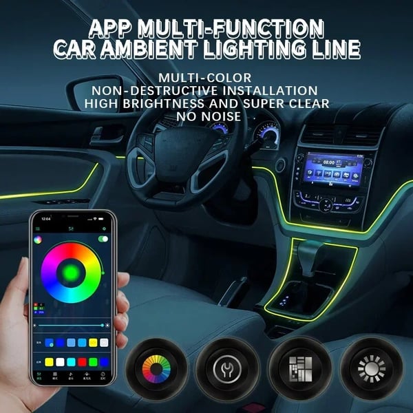 Personalized Car Light Strip Ambience