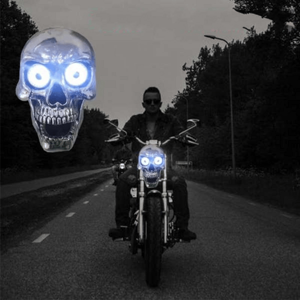 Skull Motorcycle Headlight