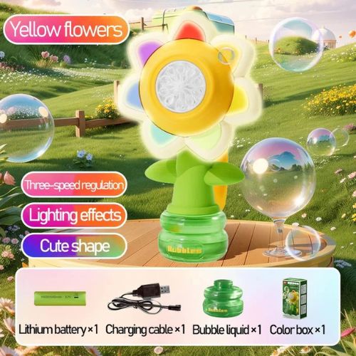 Fireworks Flower Bubble Machine - Duration 14 hours