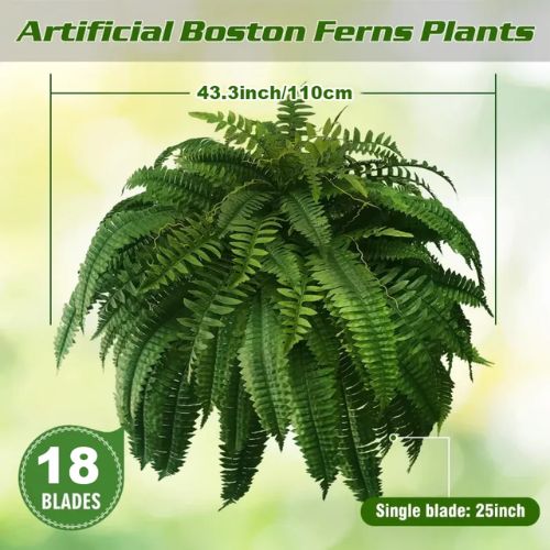 💥UV Resistant Lifelike Artificial Boston Fern