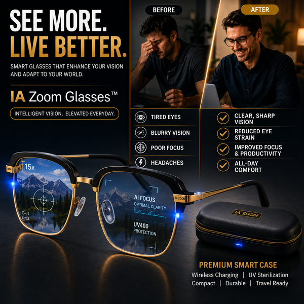 IA Zoom Glasses™ See Farther. Focus Smarter. Live Clearer