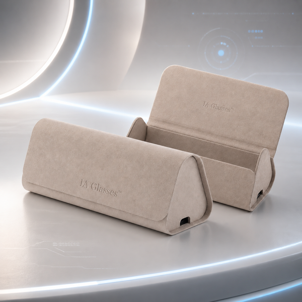 IA Glasses Case™ Upgraded case. Case with 12-hour charge (2027)