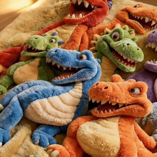 3D Dinosaur Blanket for Kids – Ultra Soft Flannel Throw