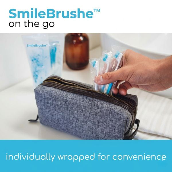 SmileBrushe™ 5-in-1 Toothbrush with Toothpaste & Floss
