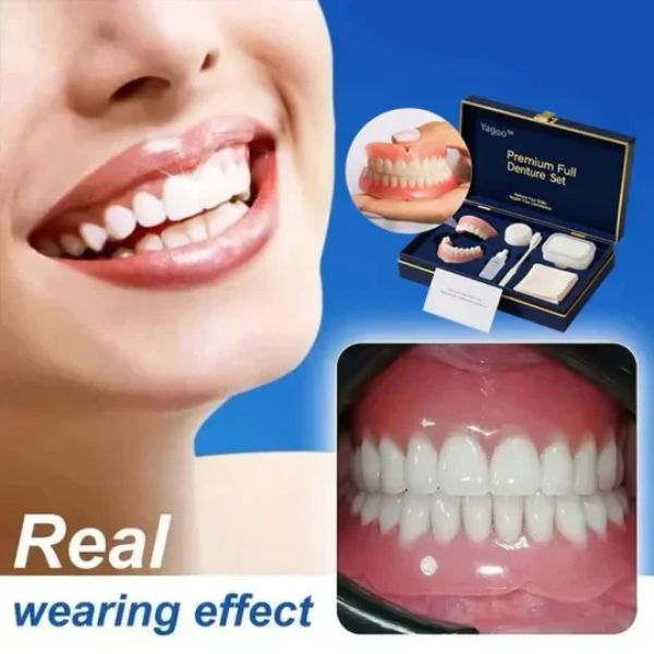 "🎁Ends Today: 70% OFF! ⏰Yagoo™ Medical Full Denture with Strong Suctiond🦷Obtain American Dental Association (ADA) Certification