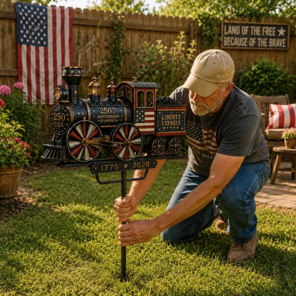 Last day promotion: 49% off 🚂 America 250 Liberty Express Windmill