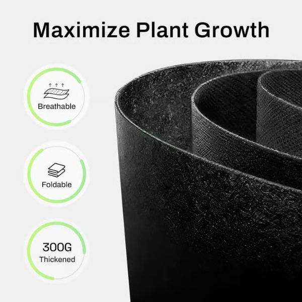 Heavy-duty breathable fabric planters with handles for vegetables, flowers, and fruit 🪴