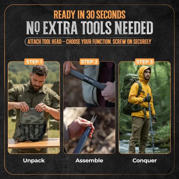 ⏰ Limited Time Offer – 50% Off! 🎉MULTI-FUNCTIONAL TACTICAL SURVIVAL STICK