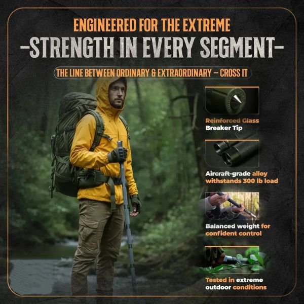 ⏰ Limited Time Offer – 50% Off! 🎉MULTI-FUNCTIONAL TACTICAL SURVIVAL STICK