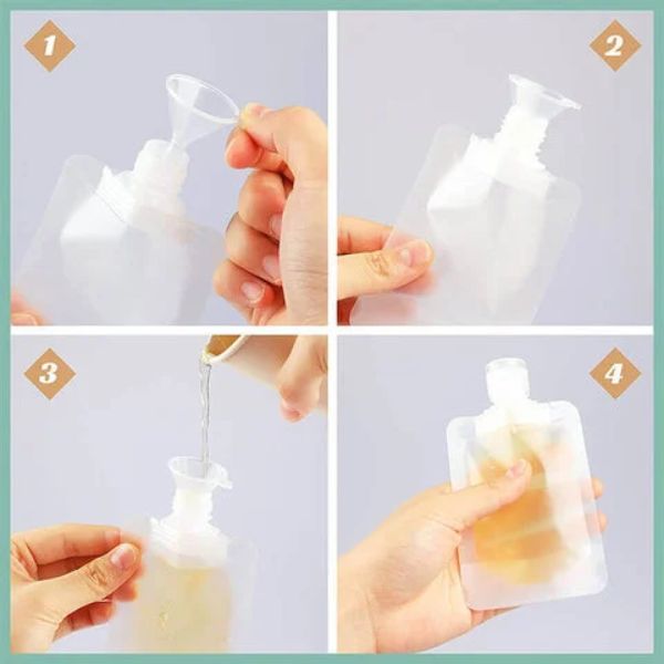 Reusable Eco-Friendly Bag For Storing Liquid Makeup
