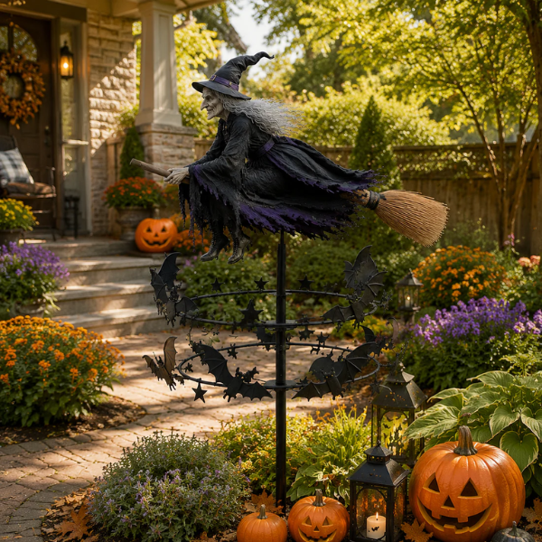 Limited time 70% OFF – 🧙‍♀️ The Enchanted Witch Garden Wind Spinner