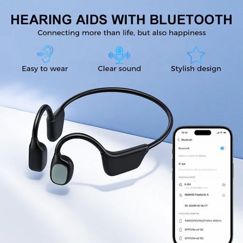 YUNPSO™ Bone Conduction Smart Hearing Aids Amplifier – Patented Transducer, Best Bone Conduction Aid