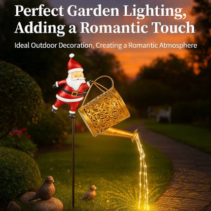 🎅 Santa's Magical Solar Watering Can Light ✨
