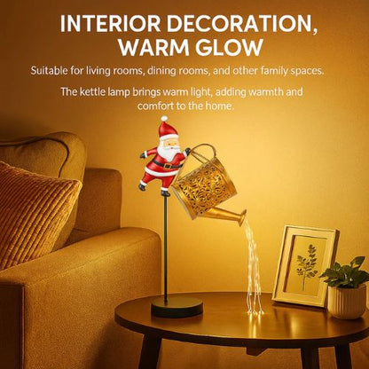 🎅 Santa's Magical Solar Watering Can Light ✨
