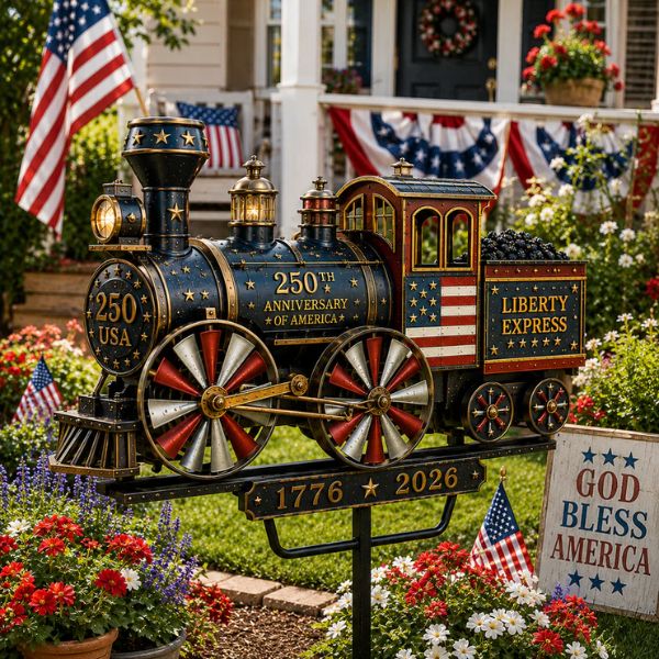 Last day promotion: 49% off 🚂 America 250 Liberty Express Windmill