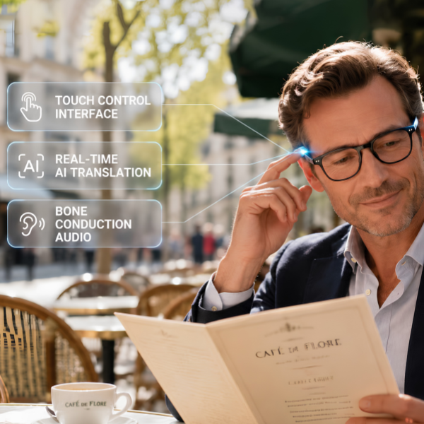 VisionMaxx™ – Smart Translation Sunglasses with AI Zoom