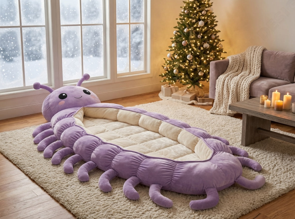 Caterpillar Cozy - The Softest And Most Fun Giant Bed in The World