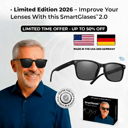 SmartGlasses™ Upgrade Your Lenses AI-powered Adaptive Glasses 2026