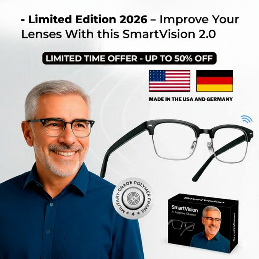 SmartVision™ Upgrade Your Lenses AI-powered Adaptive Glasses 2026