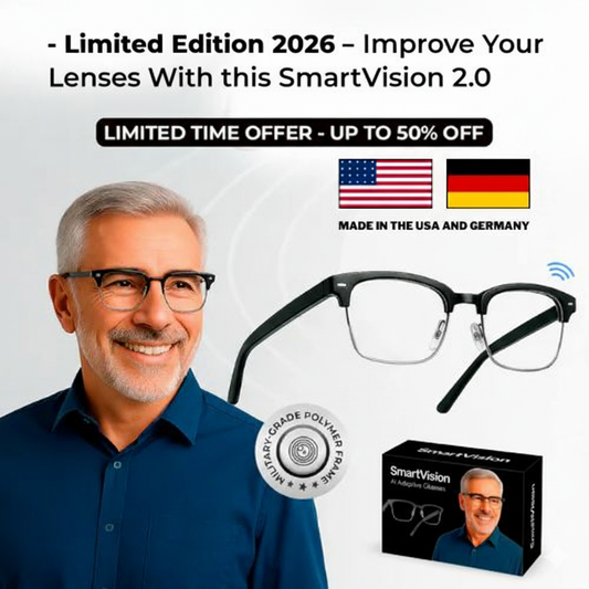 SmartVision™ Upgrade Your Lenses AI-powered Adaptive Glasses 2026