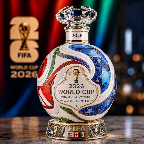 Own the Glory: 2026 World Cup Match Ball Decanter