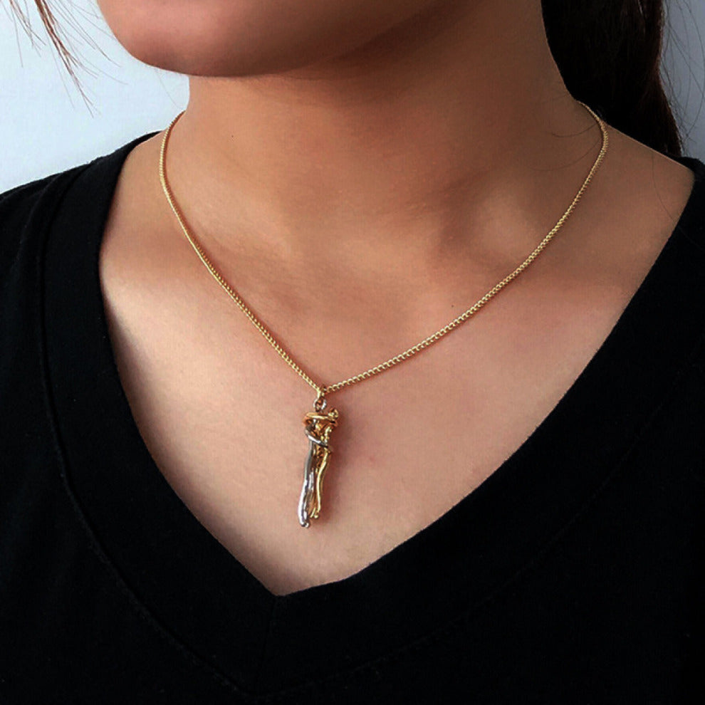 Personalized Love Style Hug Necklace
