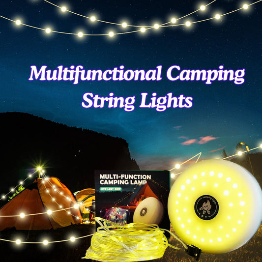 Multifunctional LED Outdoor Camping Colorful Atmosphere String Lights