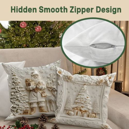 ⏰Last day⚡More than 50,000 sold! 💕Anti-allergic Christmas Themed Cushions🎁