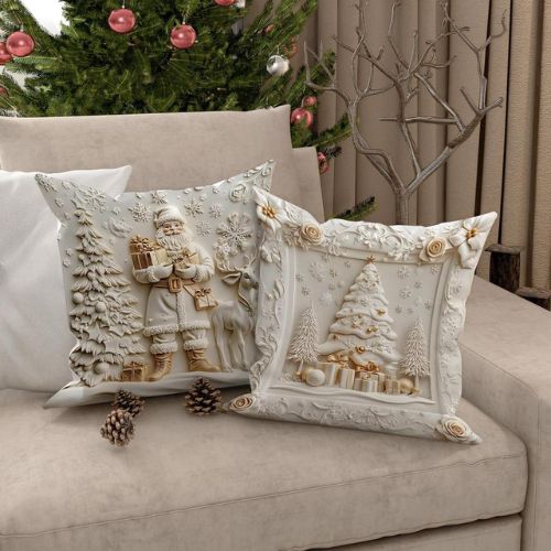 ⏰Last day⚡More than 50,000 sold! 💕Anti-allergic Christmas Themed Cushions🎁