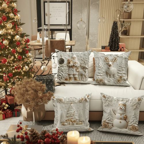 ⏰Last day⚡More than 50,000 sold! 💕Anti-allergic Christmas Themed Cushions🎁