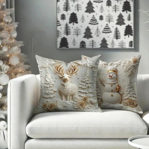 ⏰Last day⚡More than 50,000 sold! 💕Anti-allergic Christmas Themed Cushions🎁