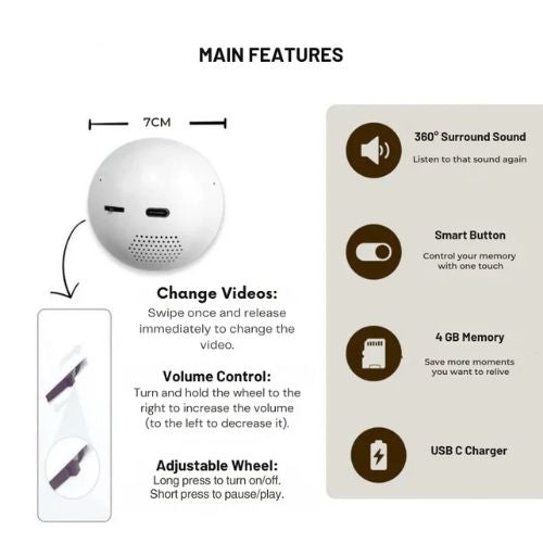 Memory™ Personalized Sphere A Magical Christmas