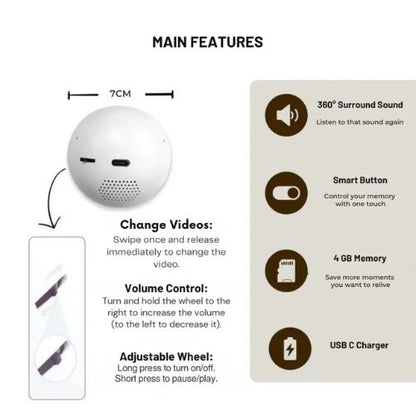 Memory™ Personalized Sphere A Magical Christmas