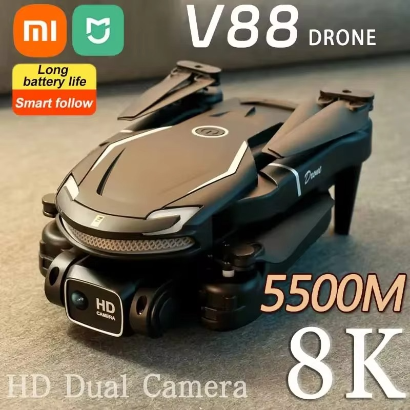 High-tech mini drone - 8K ultra HD camera