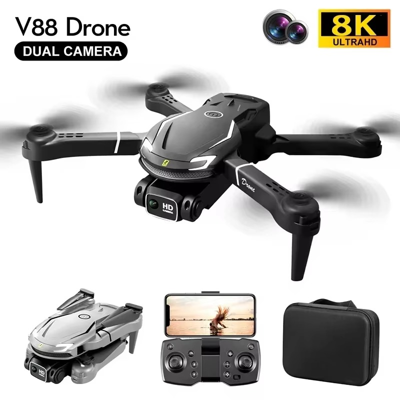 High-tech mini drone - 8K ultra HD camera