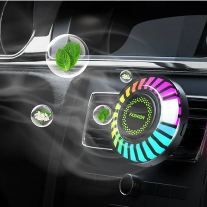 Bluetooth Car RGB Ambient Light USB Vehicle Rhythm Fragrance Lamp Strip Air Freshener