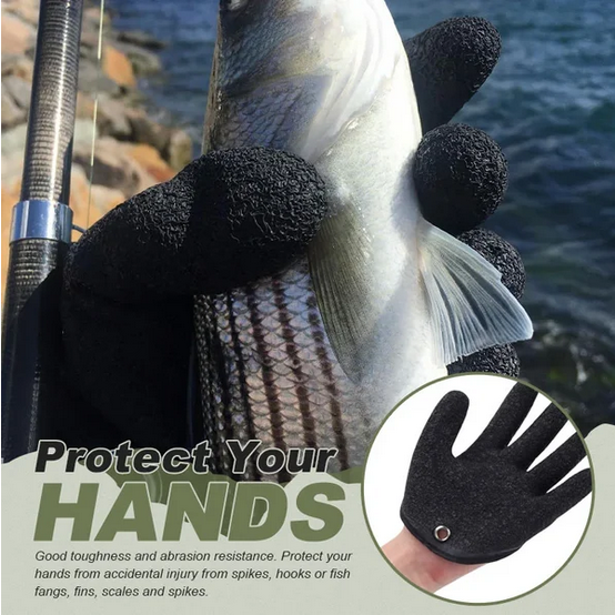 Blissfish™-Fishing Catching Gloves Non-slip Fisherman Protect Hand