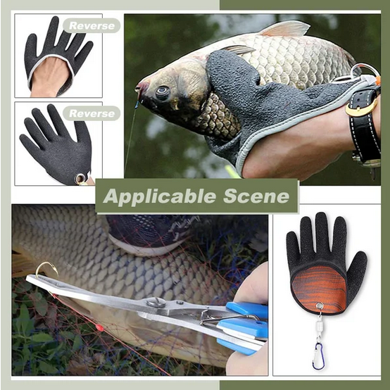 Blissfish™-Fishing Catching Gloves Non-slip Fisherman Protect Hand