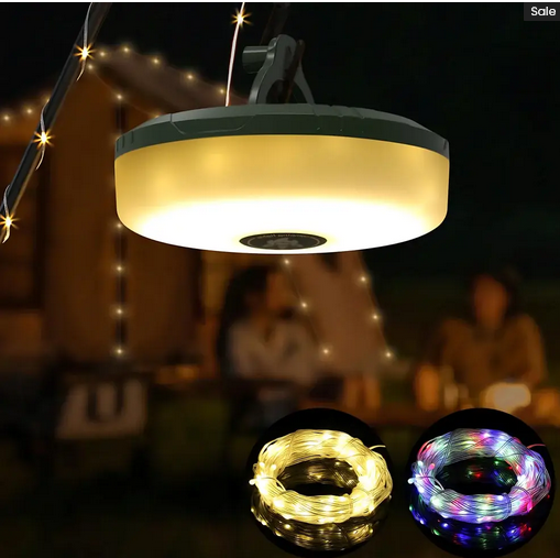 Multifunctional LED Outdoor Camping Colorful Atmosphere String Lights