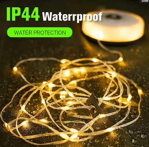 Multifunctional LED Outdoor Camping Colorful Atmosphere String Lights