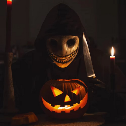 Creepy Smile Mask With Movable Jaw And Realistic Teeth