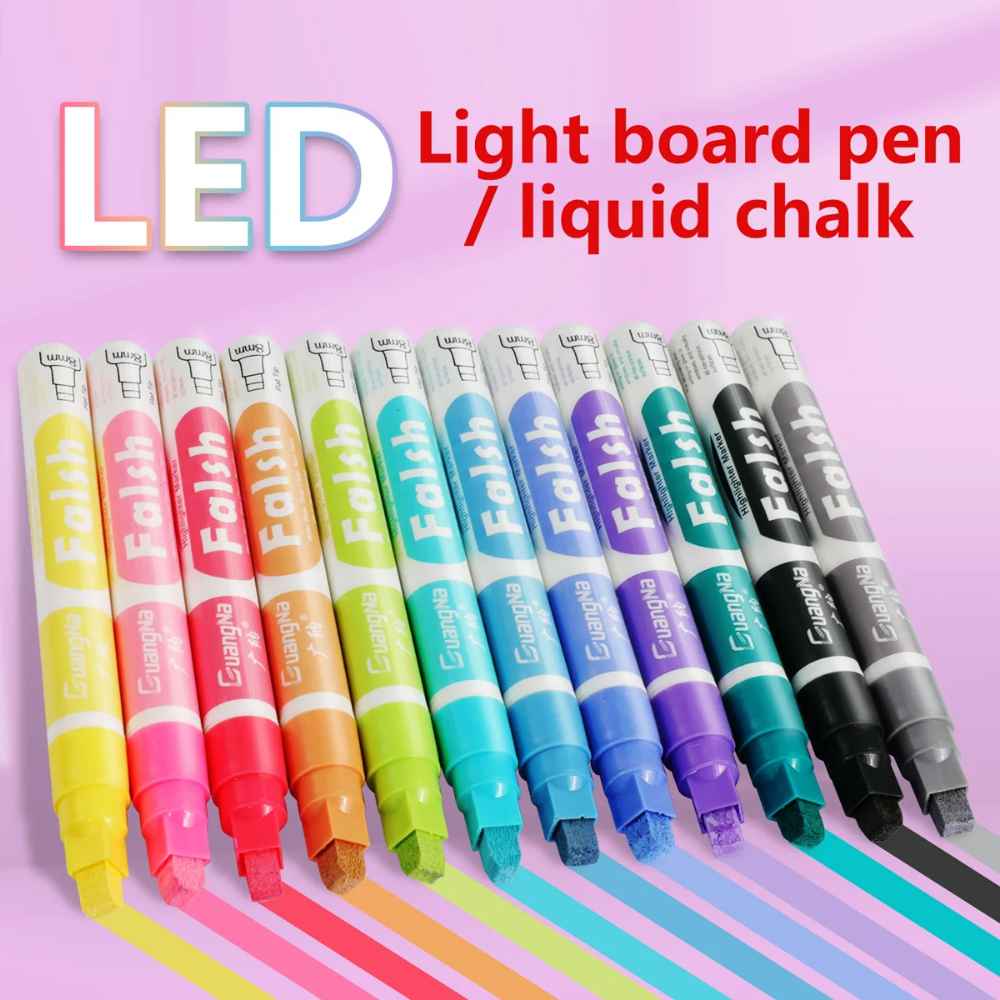 Professional Art Markers for LED Note Board