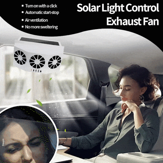 The New Solar Car Cooling Artifact 🧊[air circulation exhaust fan]🧊