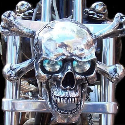 Skull Motorcycle Headlight