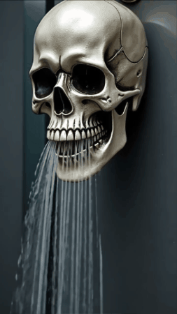 🎃Shower With terror!🎃 Skull-Shaped Watering Can