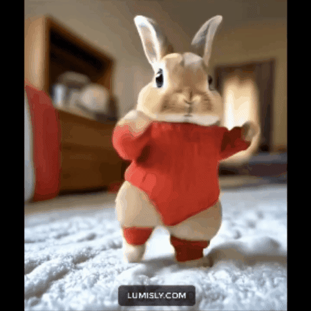 BunnyBot™ Electric Rabbit that Dances, Walks, Barks and Sits. Battery With a Duration of 17 Hours.